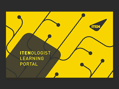 ITENologist Learning Portal banner campaign circuit e learning e mail illustration iten itenologist learning line portal