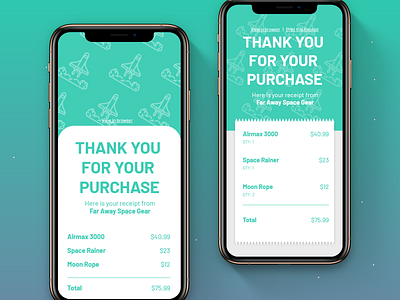 Daily UI 017 - Email Receipt