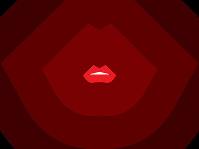 Thick Lines 2 illustration lips red thick lines vector