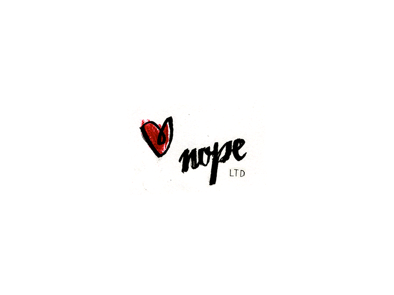 nope.ltd 2017 Animation Signature animation hand lettering heart illustration julia mcnamara lettering love michael buchino nope nope.ltd nopeltd