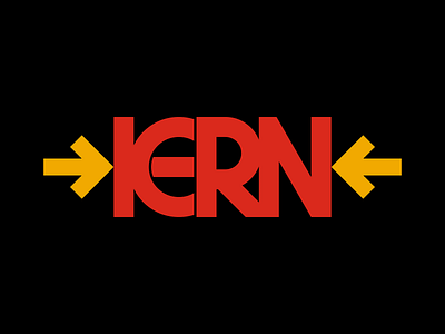 KERN black red yellow kern kern and burn kerning lettering ligature type typography
