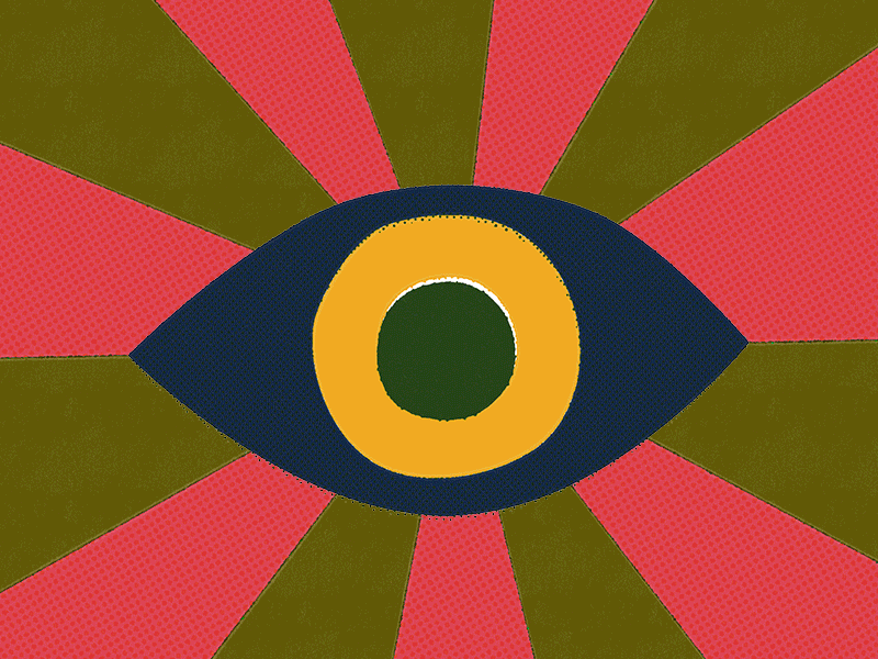 Look Out eye illustration look out psychedelic