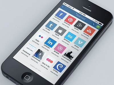 UI Dashboard favorites freecreative icon mobile responsive share social utility