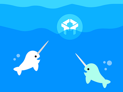 Driftt-y Narwhals driftt illustration narwhal