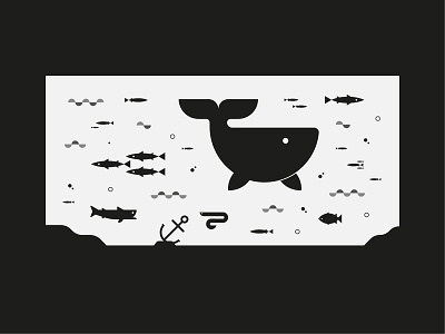 Icelandic Fish branding design europe fish flat design graphic design identity illustration logo ocean ocean life poster vector whale