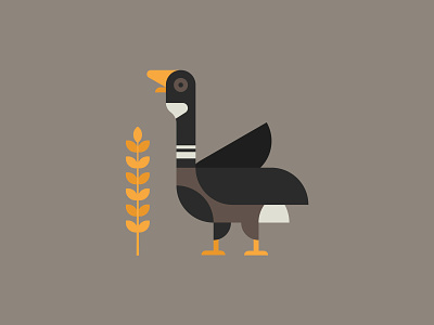 Flying South autumn bird birdlogo corn design duck flat design graphic design harvest illustraion illutrator logo logodesign migration nature plant wildlife