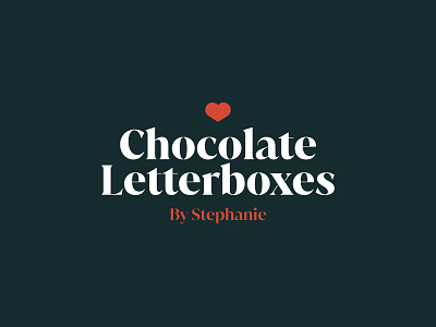 Chocolate Letterboxes branding business chocolate design freelance graphic graphic design illustration logo logotype type typography vector