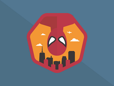 Spiderman Badge badge challenge design game graphic design icon illustration inspiration logo marvel spiderman vector