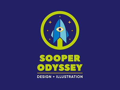 Sooper Odyssey Branding branding design film flat design game graphic design illustration logo studio vector