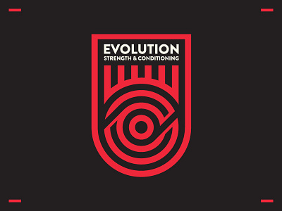 Evolution Sports badge branding design flat design graphic design icon identity illustration logo sports ui vector