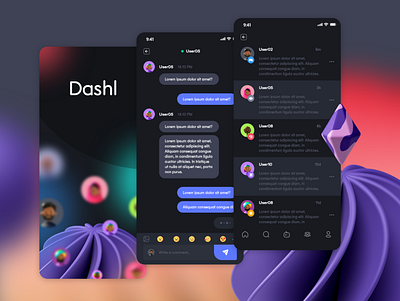 Dashl - Social Gaming App app app design design game design ui ux