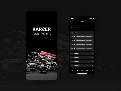 KARSER - Car Parts App