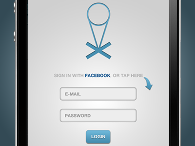 Sign in interface iphone login ui