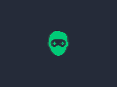 Gamer logo app gamer games glow icon logo play product