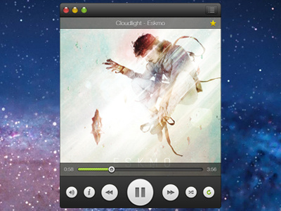 Spotify mini desktop player button interface music player spotify ui ux