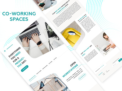 Co-Working Spaces Promotional Website