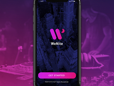 WENITE app branding interaction logo ui