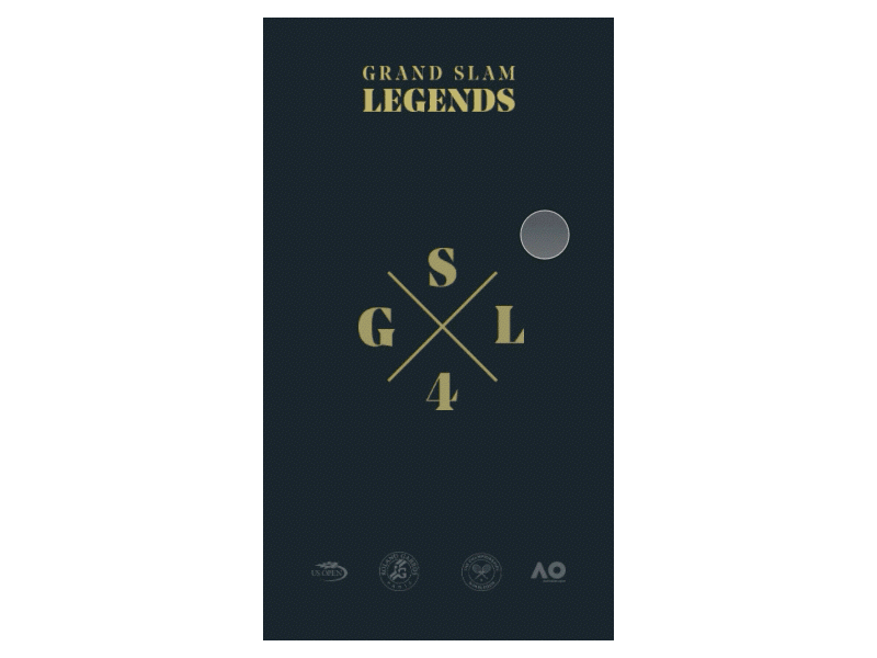 GRAND SLAM LEGENDS app interaction sport ux ui