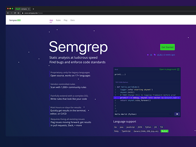 semgrep.dev website