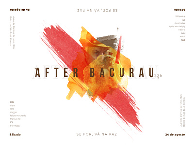 After Bacurau VA brazil cinema design graphic graphicdesign movie party peace poster visual design