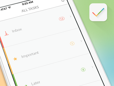 Updated Busy App app busy check check mark clean flat green icon ios7 productivity shadow team disruptive to do white