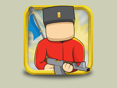 Rush-In Icon app capture the flag explosion flag gold gun icon red team rush in team disruptive
