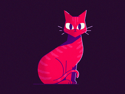 Cat 2d bengal cat character characters design illustration illustrator kitten vector