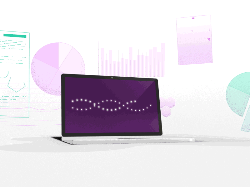 Laptop 3d dribbble2