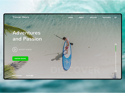 Adventure and Passion - web banner Inspiration