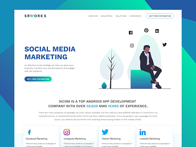 SRworks ( Digital media web UI )