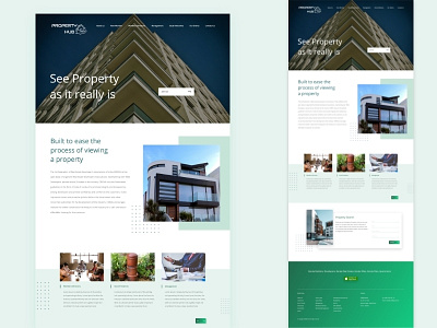 Property Hub - Web UI property search ui uiconcept uidesign webdesign website