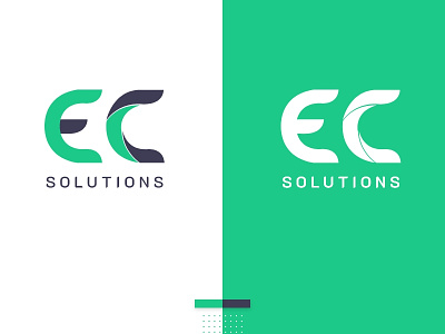 EC Solutions - logo design adobe xd branding illustration logo