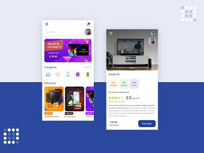 Online Shopping App Concept adobe xd app app design branding cart design ecommerce app mobile app product simple simple clean interface ui ux