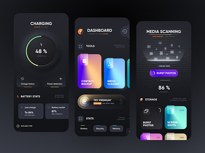 Multi-Tool Utility App by Sèrgi Mi for Fireart Studio on Dribbble