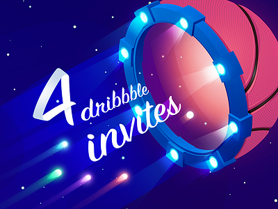 Dribbble Invites  x4