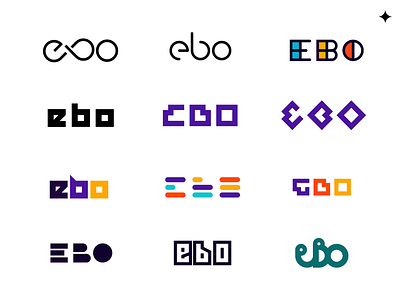 EBO Logo Exploration branding ebo exploration identity logo logotype mark tryout