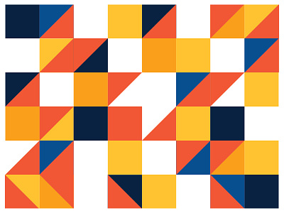 Third Pattern arrow branding card identity logo pattern third