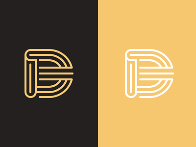 Logo for Design Engineering Community black engineer icon icon set iconography illustration logo yellow
