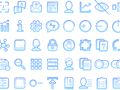 Gradient icons graphic design icon icon design icons8 illustrator pictogram pixel-perfect popular icons vector