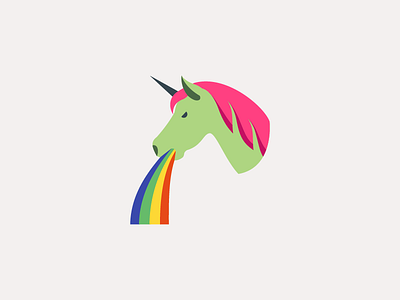 Vomiting Unicorn design icon icons8 outlined ui design unicorn vomiting unicorn