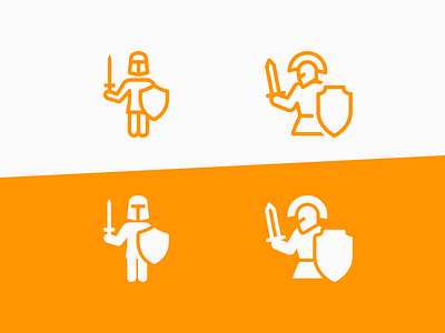 iOS Icons: Noble Men graphic design icon icon design icons8 illustrator ios knight outlined stroke ui design vector