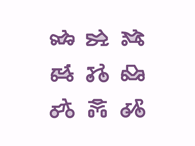 Material Design Two-Tone: Transport graphic design icon icon design icons8 illustrator material outlined stroke transport ui design vector