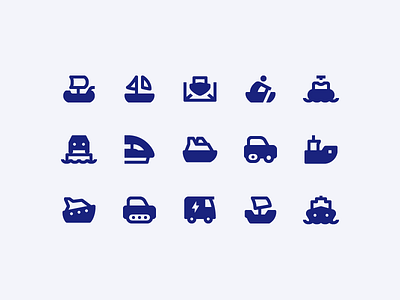 Material Design Icons: Transport