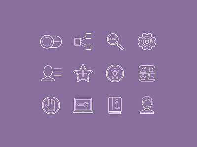 Hand Drawn Icons: Popular Icons and User Interface