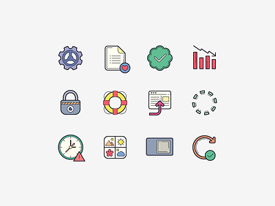 Hand Drawn Icons: Popular Icons and User Interface carbon copy design graphic design icon icon design icons icons8 illustration illustrator outlined plasticine popular icons stroke ui design user interface vector