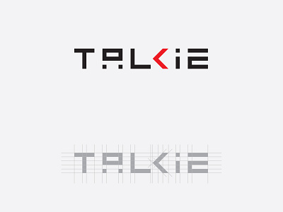 Talkie Logo Alternative Take Rosinski ai bot brand branding ci clean corporate design identity logo logotype talkie.ai typography vector