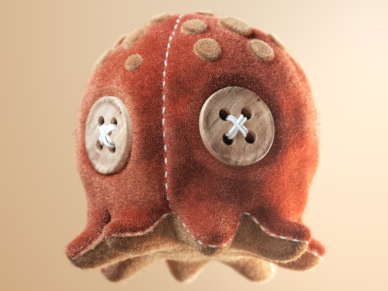 kraken soft toy