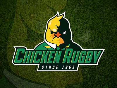 Chicken Rugby Logo logo logodesign rugby sportslogo teamlogo