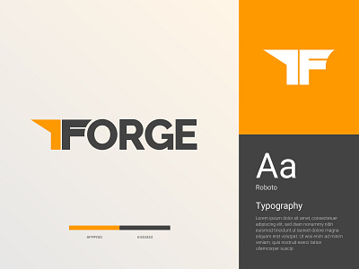 Forge Logo Exploration brand identity branding colors design forge illustrator landing page logo logo exploration website