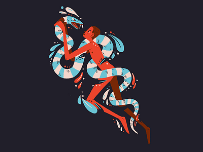 Adam & the Snake illustrarion